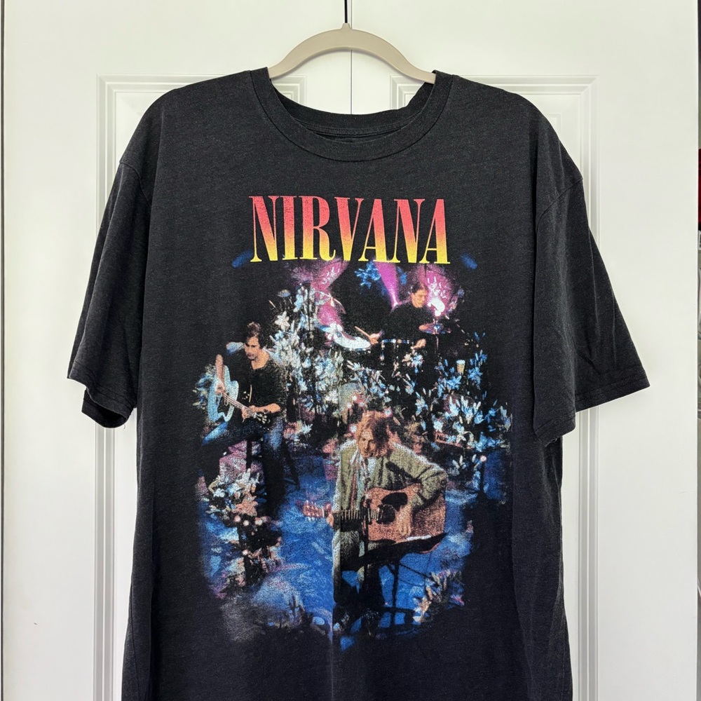 NIRVANA Black Graphic Tee